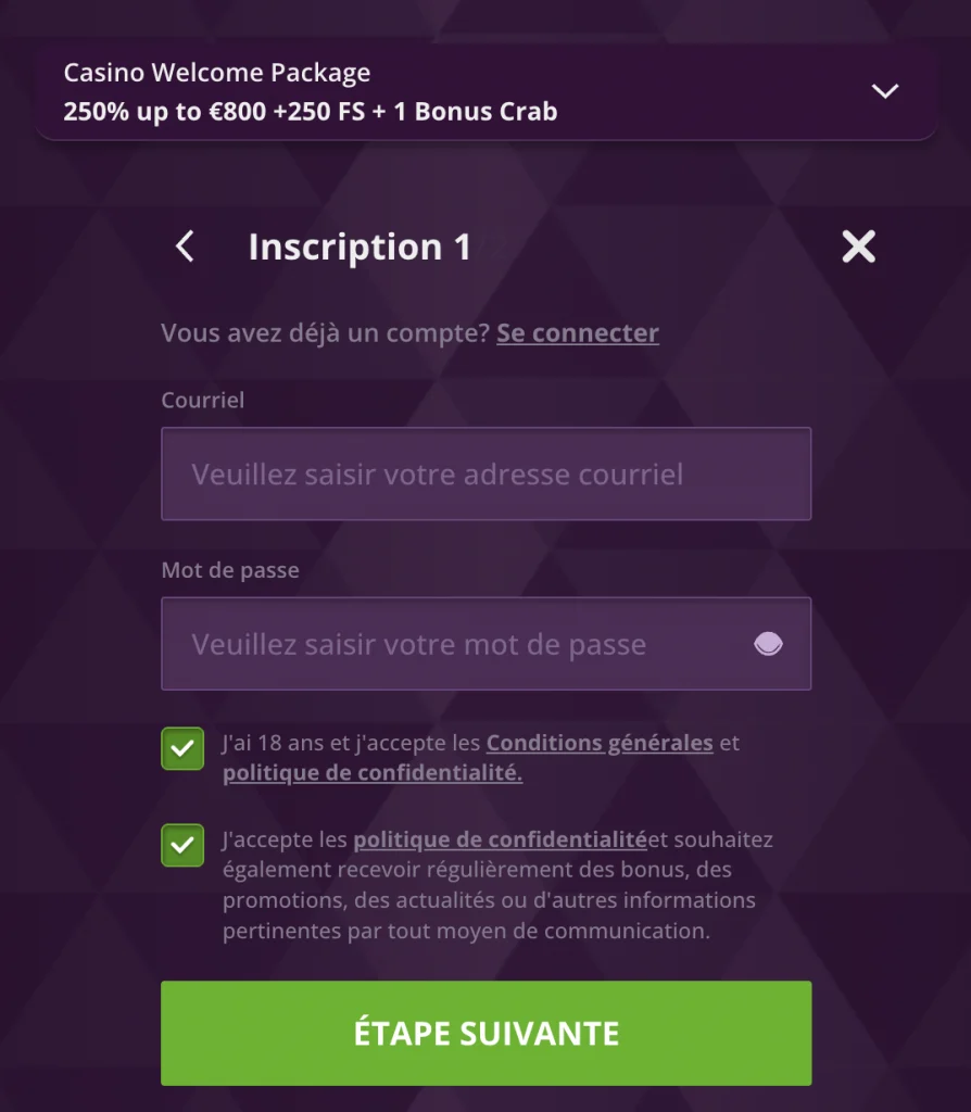 malina casino connexion